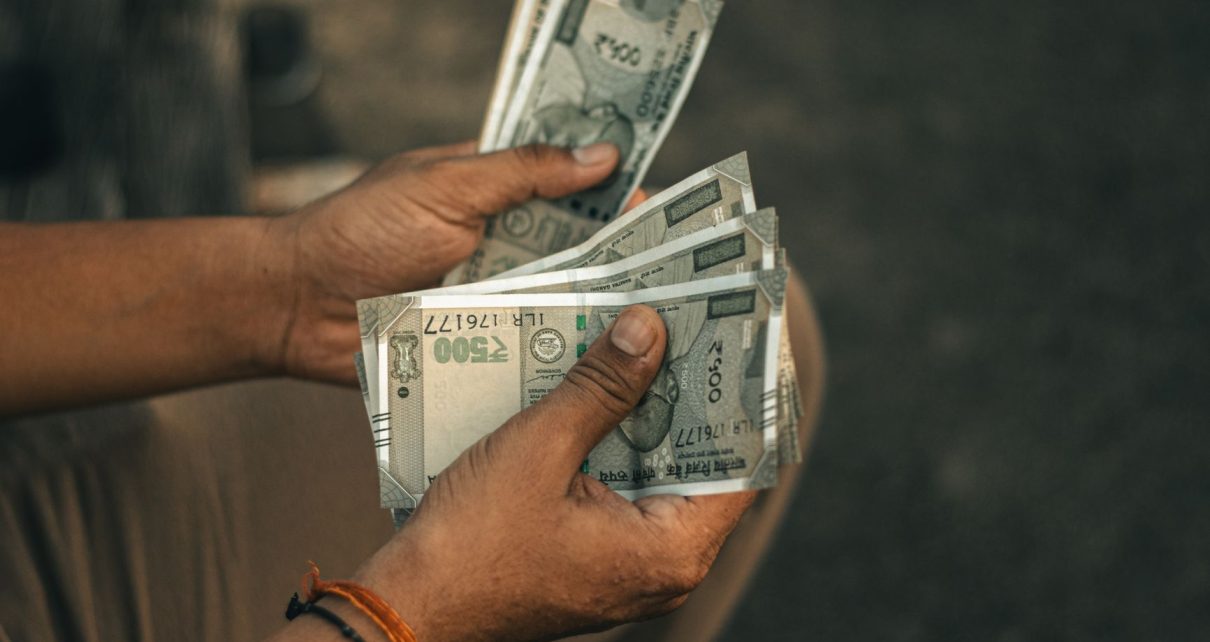 Rupee falls against dollar