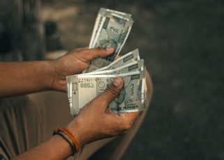 Rupee falls against dollar